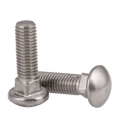 China M8 Din 903 Stainless Steel Flat Head Chrome And Nut Hardened Grade 10.9 Stainless Steel M4 Bolt Carriage Bolt for sale