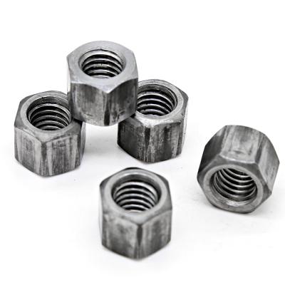 China Heavy Industry M12 Hex Nuts Carbon Steel Single Grade 4 Thick Grade 8 L7 L4 PTFE Coating Din934 ASME B 18.2.2 for sale