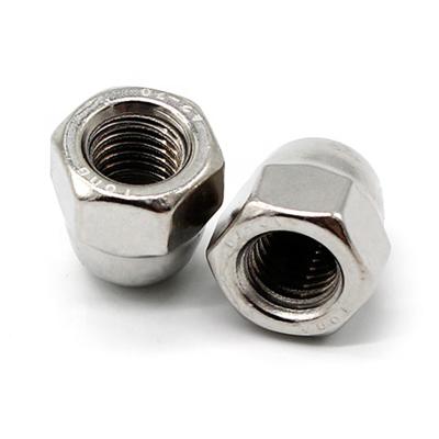 China Heavy Industry M12 DIN917, DIN986, DIN1587 304 Stainless Steel 316 DOMES Nut White Galvanized Carbon Steel Blue Plain for sale