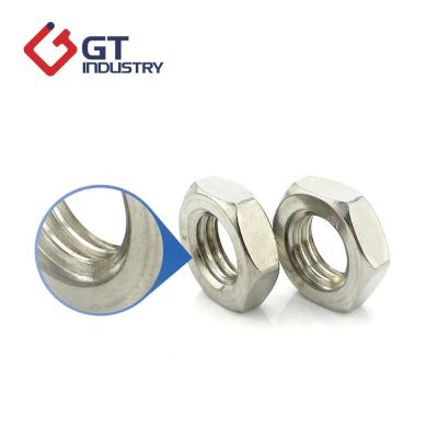 China Thin Heavy Industry ISO4035 DIN439 Hex Nuts M1.6 M1.8 M2 M3 M4 M5 M6 for sale