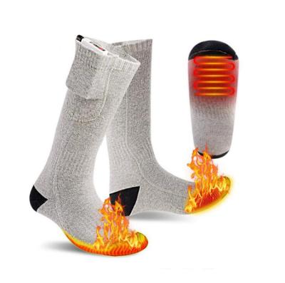 China 100% Breathable Cotton Heating Protection Electric Socks for sale