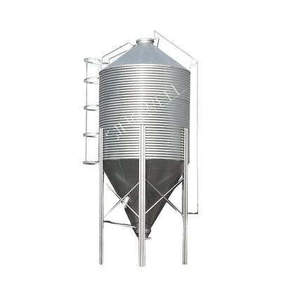 China Feed hopper used by poultry farm and livestock farm feed storage/feed bin/silo grain silos feed tower small 28 ton capacity farm silos for sale for sale