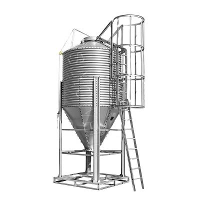 China Poultry Farm Used Metal Feed Storage Manufacture SINOWELL China Hot Galvanized Silo Feed Bins Galvanized Sheet Material Feeder Tower Products Silo Storage for sale