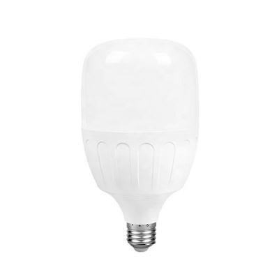 China Residential e27 b22 T shape light bulb 20w 10w 30w 40w 50w plastics raw material drive IC led chip lamp bulb for sale