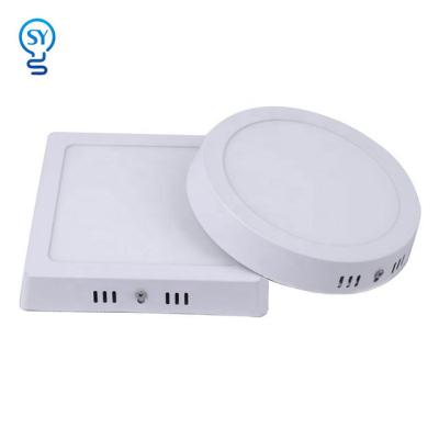 China Superb Modern Brightness LED Panel Light 6W 12W 18W 24W Ceiling Surface Mounted For Indoor Led Panel Light for sale