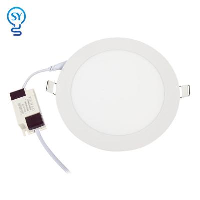 China Modern Professional Round Led Recessed Ceiling Light Lamp Fixtures 3W 6W 9W Led Panel Light for sale