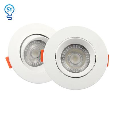 China Factory Price Modern High Lumen 5W 7W IP54 Downlight Adjustable Recessed Led Shop Light Led Downlight for sale