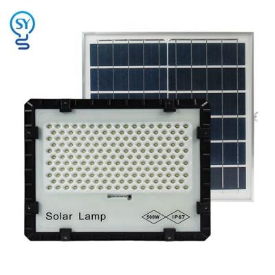 China Aluminum Outdoor Waterproof High Power IP65 50W 100Watt 200W 300W 400W 500W Sports Stadium LED Solar Flood Light for sale