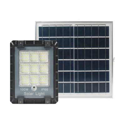 China Sports Stadiums Waterproof IP67 ABS 100W 200W 300W 400W 500W LED Remote Control Solar Flood Light for sale