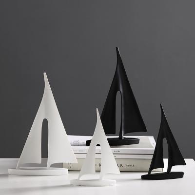 China Nordic Modern Minimalist Carvings Navigation Decoration Opens For Living Room Office Desk Ornament for sale