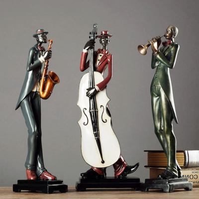 China European Musicians Minimalist Creative Home Decoration Style Living Room Wine Cabinet Ornament Opens Gifts for sale