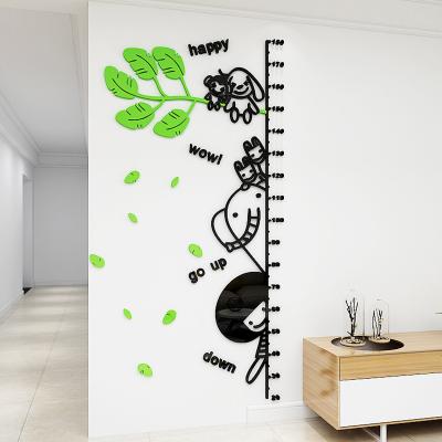 China Safe Friendly Acrylic Decorative Sticker Crystal Wall Stickers For Home Decor Kids Size Wall Decoration Sticker for sale