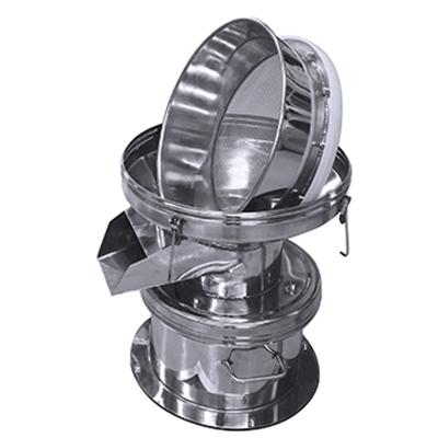 China Food Processing 450 Mm Circular Liquid Pulp Vibration Sieving Filter Machine For Fruit Juice Filter zu verkaufen