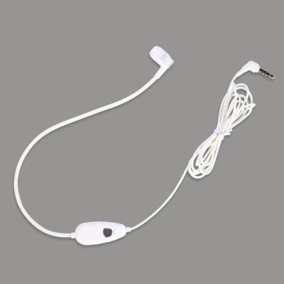 China In-Ear Ibrain FC01 Headphones And Earphones White Mono Tube Use In-Ear Style Radiation-Protection Headset for sale