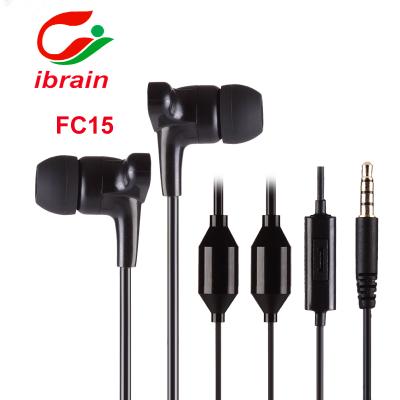 China Less EMF/RF Radiation Free FC15 Headphones with ABS Material for Innovative Mobile Phone Accessories for sale