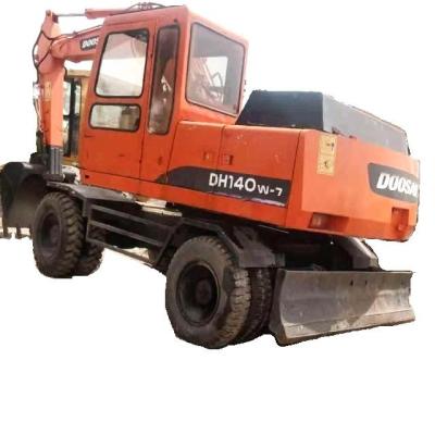 China used wheel excavator 140 wheel excavator with good condition and cheap price on sale 0.6mÂ³ for sale