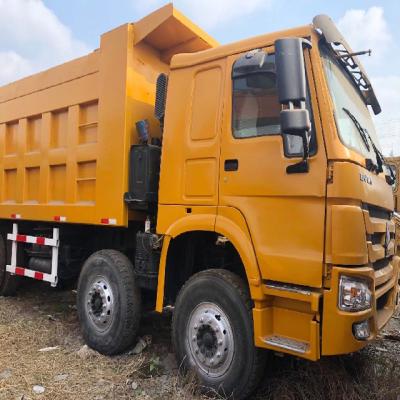 China good condition used dump truck on sale 12 wheels dump truck used ho.wo 375 dump truck on sale > 8L for sale