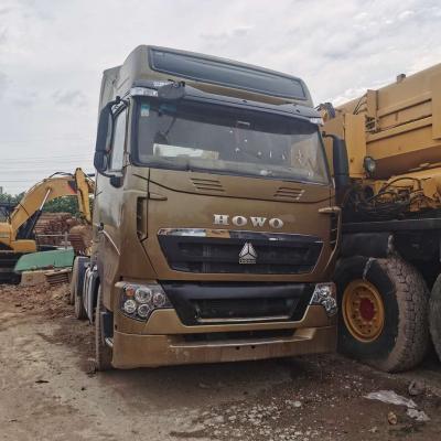 China Used Dump Truck Truck 420 Brown 6*4 Main Wheels With High Operating Efficiency Cheap For Sale 41 - 50t for sale