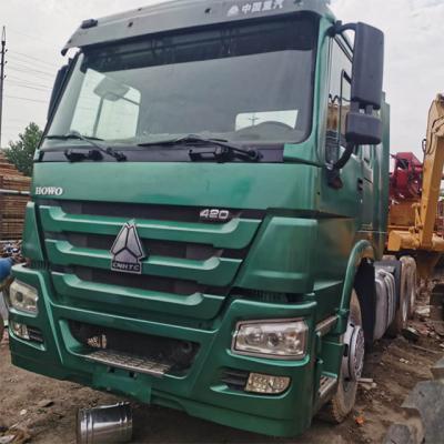 China Sinotruck Truck Trailer Used Sinotruck Truck Tractor 420hp 375hp Trailer Leader Hot Sale To Africa South America for sale