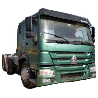 China Tractor Truck Wheel Used Tractor Truck Head Sinotruck Truck Trailer 375hp 420hp for sale