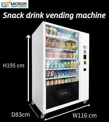 China Automatisch drink de Automaten van het Snackvoedsel met Infrarode Sensor, Hotelautomaat, Straatautomaat, Micron Te koop