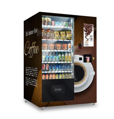 中国 Instant Coffee Vending Machine With Free Hot Water, Can Operate Snacks, Drinks, Cup Noodles, Tea 販売のため