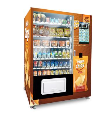 China Selfservice snack drankjes 662 koude dranken verkoopmachine met telemetrie lift infrarood Te koop