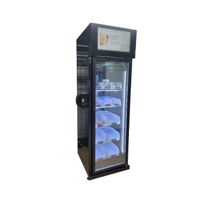 China Slimme koelkast ijsmachine -22°C vriezer met touchscreen kaartlezer Te koop