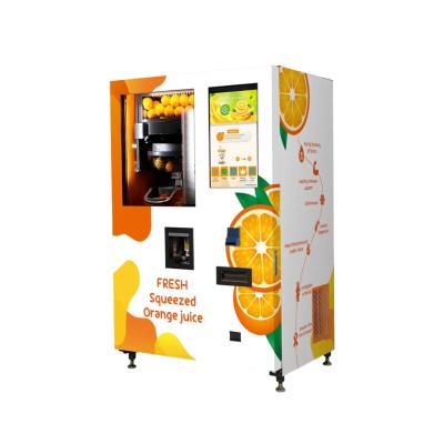 China Automatic Orange Vending Machine With Card Reader Apple Sugar Cane Fruit Juice Vending Machine en venta