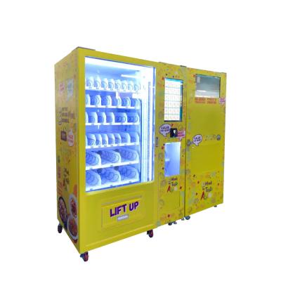 China 24/7 Fresh Hot Bento Machine With Microwave For Ready Meals Prep Food Vending Machine for sale