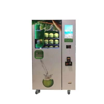 China Fresh Coconut Vending Machine With Robot Arm Dispensing Easy To Open Fresh Coconuts for sale