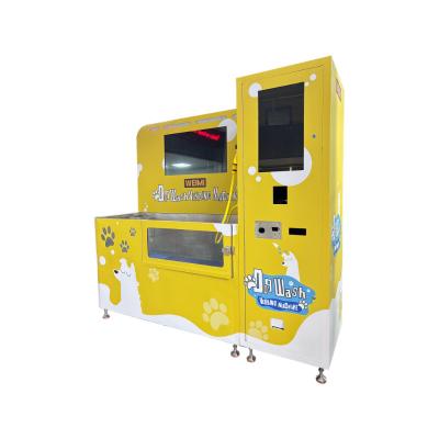 Cina 21.5 pollici touchscreen 32 pollici schermo LCD W2000*D663*H1800 mm Dog Wash Machine For Business in vendita