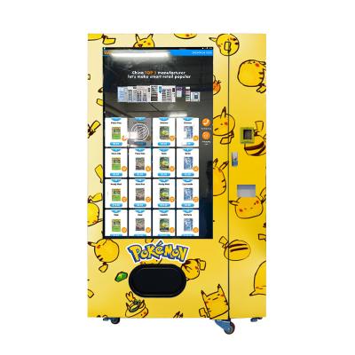 China 55-inch Full Touch Screen Pokémon Vending Machine With Card Reader Custom Graphics for Pokémon PTCG Game Cards for sale