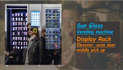 Chine Distributeur automatique intelligent de double verre trempé pour des lunettes de soleil avec l'ascenseur et l'écran tactile à vendre