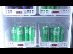 double door smart fridge vending machine