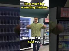 How much does a vending machine cost?