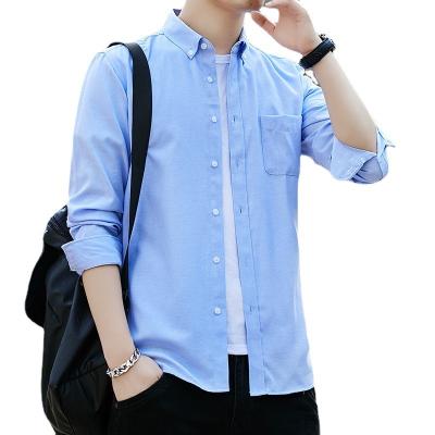 China Hot sale custom made luxury white slim fashion men's long sleeve anti-pilling casual shirts for men shirts for men for sale