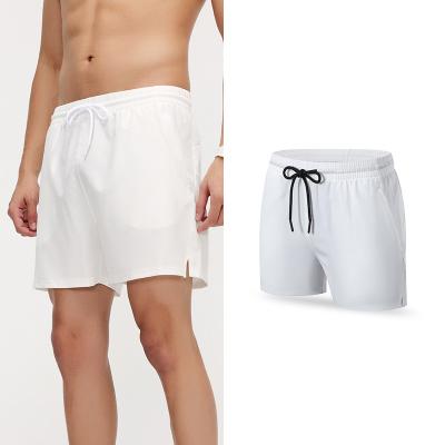 China Custom Anti-Wrinkle Mens Polyester Gym Shorts Fitness Sports Workout Quick Dry Oversized Shorts For Men for sale