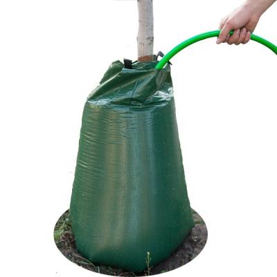 China PVC Tarpaulin 75L Capacity Tree Watering Bag with PVC Tarpaulin Material, Irrigation Heavy Duty Slow Release Watering Bags for New Trees for sale