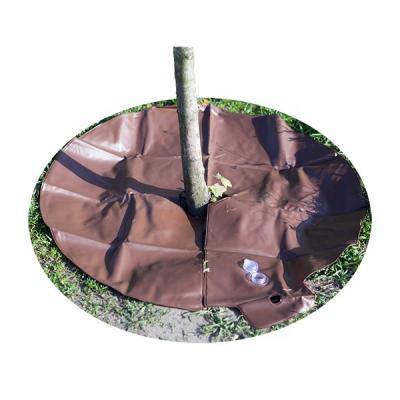 China 55L PVC Tree Watering Ring As Treegator Function, Low-profile Slow Release Watering Bag As Donut Shape Reduce Drought Shock for sale