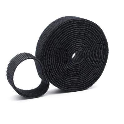 China Factory Sustainable Stock All Size Double Side Hook Loop Tape For Clothes for sale