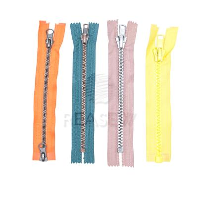 China Sustainable Hot Sale Factory Custom 3# 5# 7# Plastic Zipper For Clothes Shoes for sale