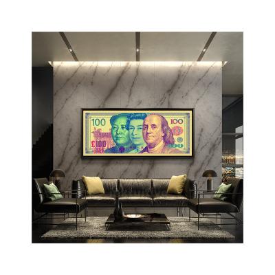 China New 2021 Good Quality Modern Pop Art Dagobert Duck Dollar Canvas Painting Decor Classic/Postmodern Wall Decoration for sale