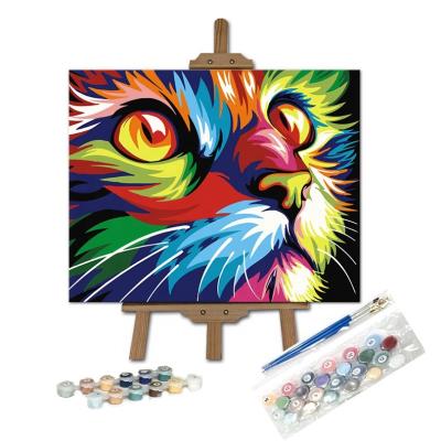 China Modern 50*40cm Wholesale DIY Paint By Numbers Picture Drawing Coloring On Canvas For Kids Oil Topdiy Oil Painting By Number Kit With for sale