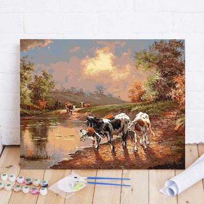 China Modern decorative 3d wall panels empty painting canvas for oil painting design wall decor the new 2021 for sale