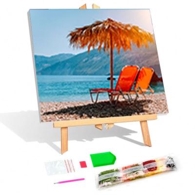 China 5D Diamond Painting Kits Beach Landscape Full Drill Starfish Sea Sun DIY Wall Craft Home Decor CLASSIC Cross Stitch Kits for sale