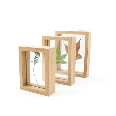 China Fashionable Wholesale Dry Manual Picture Frame Clay Dried Flower Plant Specimen Decorative Creative Cavity Table Flower Frame for sale