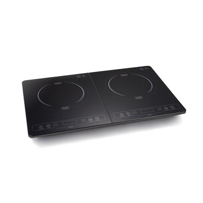 China Hob Induction Cooker 2 Infrared Double Induction Cooker Outdoor Commercial Double Induction Stove for sale