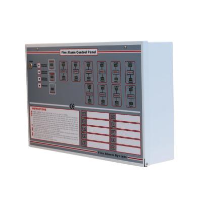 China Fire Protection 2 Zones Saving Fire Alarm Control Panel With CE Certificate for sale