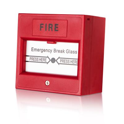 China Manual Fire Protection Glass Cutoff Call Point For Fire Alarm System for sale